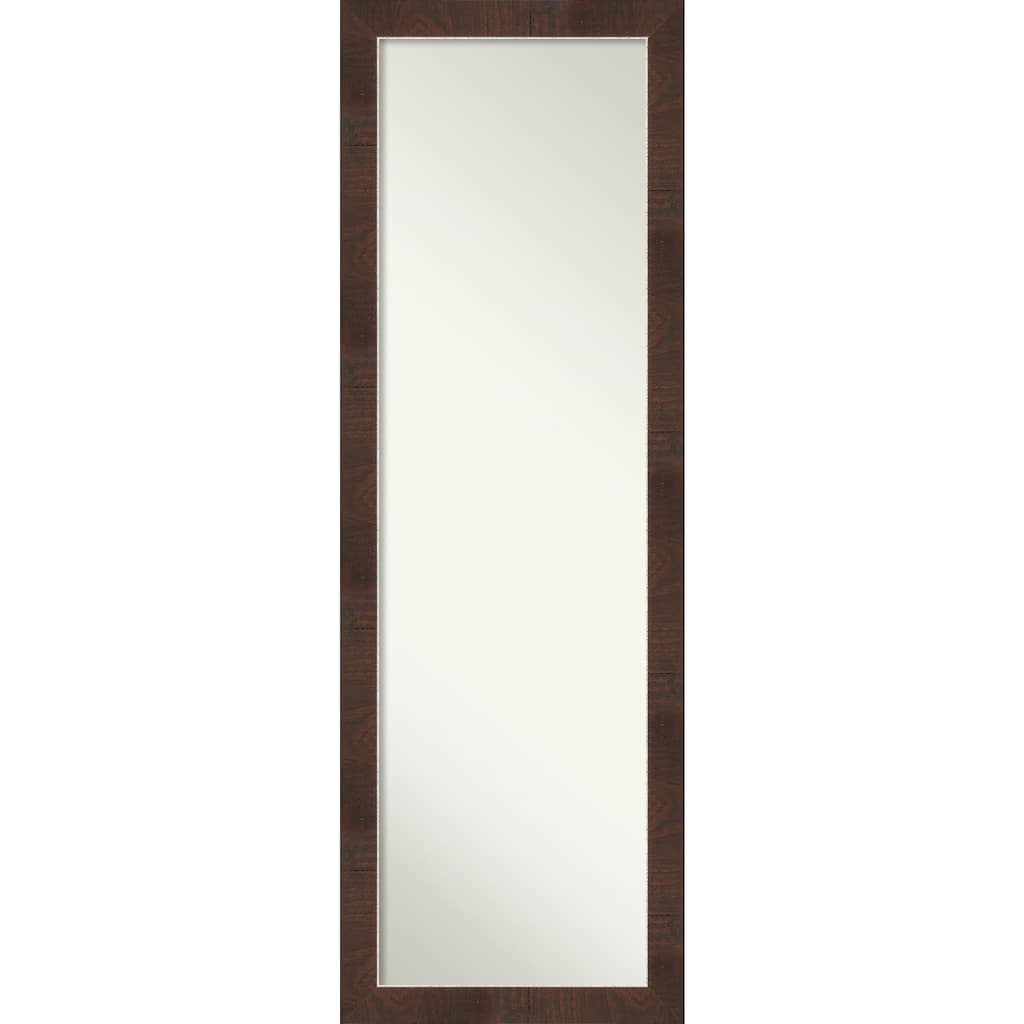 Non-Beveled Full Length On The Door Mirror - Wildwood Frame