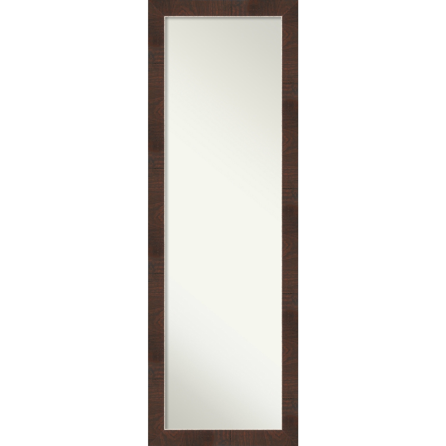 Non-Beveled Full Length On The Door Mirror - Wildwood Frame