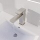 preview thumbnail 11 of 19, Eviva Lux Single-Handle Waterfall Single-Hole Bathroom Faucet with Deckplate Included