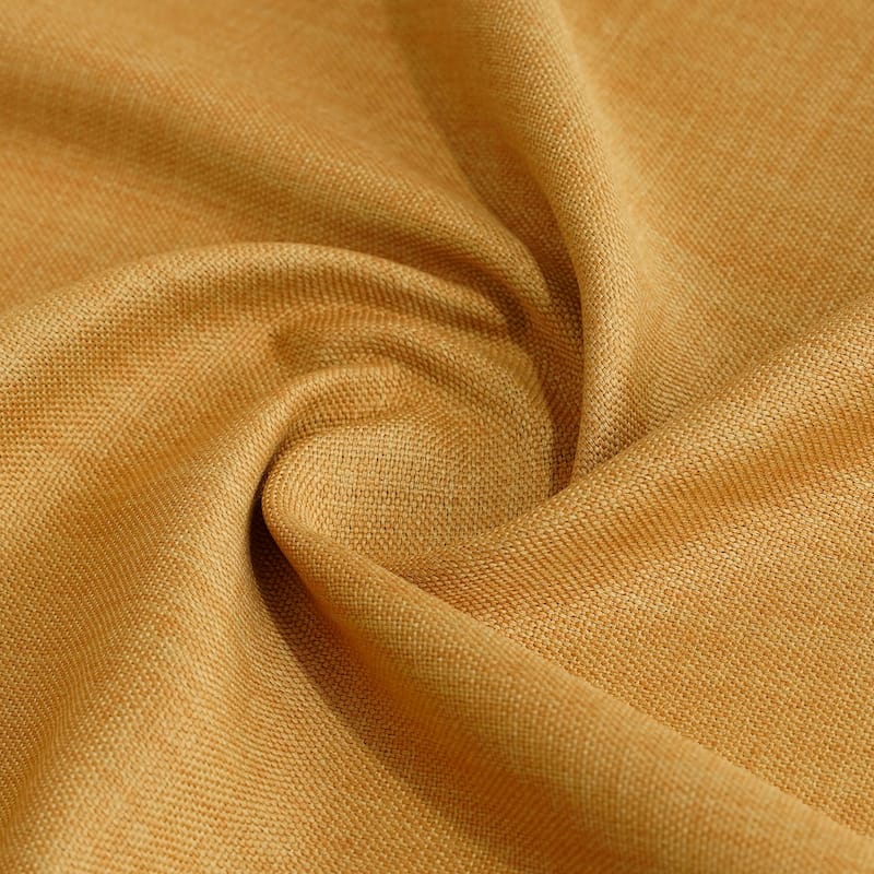 Exclusive Fabrics Grommet Textured Faux Linen Room Darkening Curtains for Bedroom & Living Room Curtains (1 Panel)