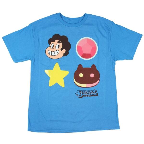 Shop Steven Universe Boys Gem Cookie Cat And Star Graphic T Shirt