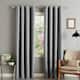 Aurora Home Thermal Insulated Blackout Grommet Top Curtain Panel Pair - 52" w x 96" l - Dove Grey