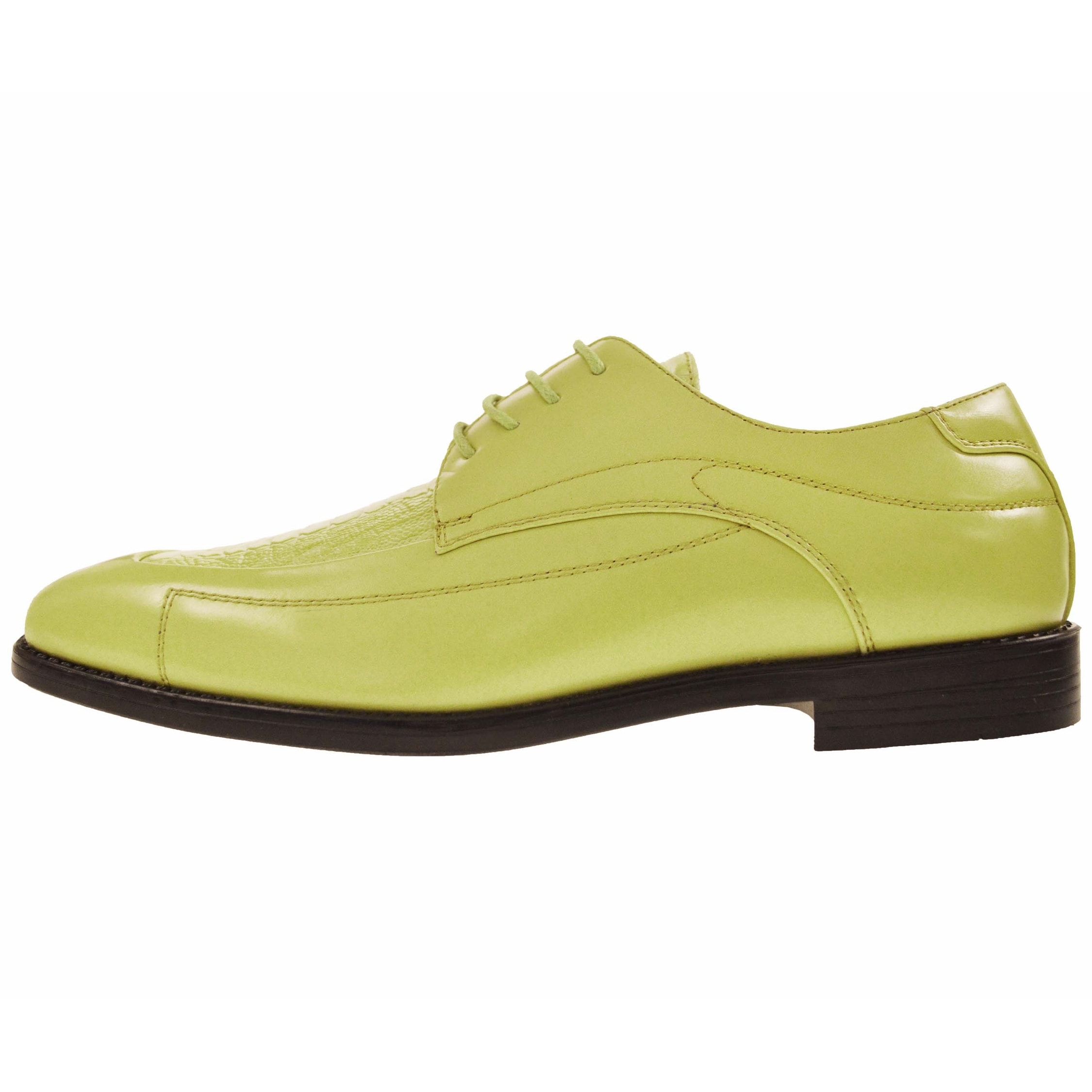 yellow and white dress shoes