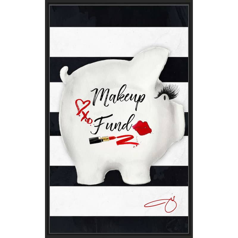 "Make Up Fund" by Jodi Print on Floating Canvas