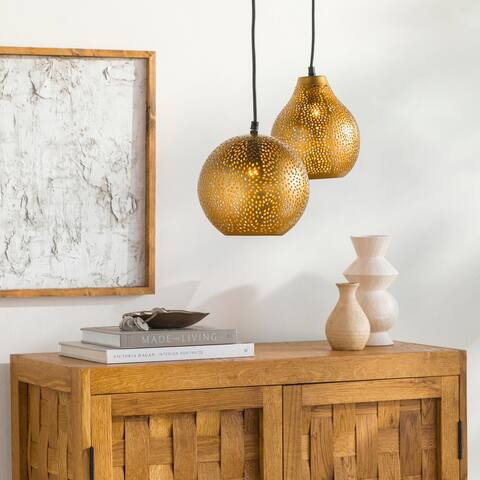 Azle Modern Teardrop Metal 1-Light Pendant