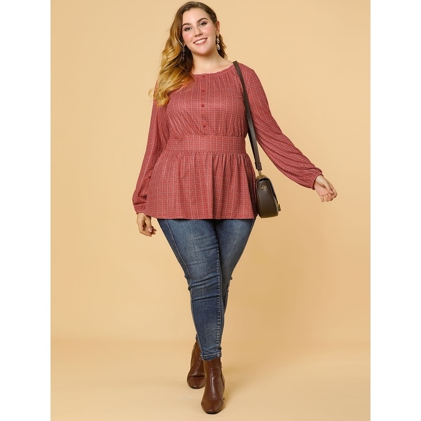 cute red plus size shirts