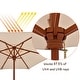 preview thumbnail 5 of 6, Children Outdoor 4 Seat Kids Picnic Table Bench w/ Folding Umbrella