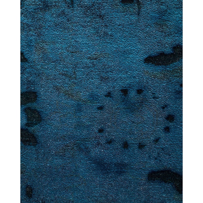 Vibrance, One-of-a-Kind Hand-Knotted Area Rug - Gray, 4' 4" x 6' 4" - 4' 4" x 6' 4"