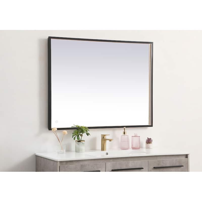 Indigo Home 30x40 inch LED mirror with adjustable color temperature