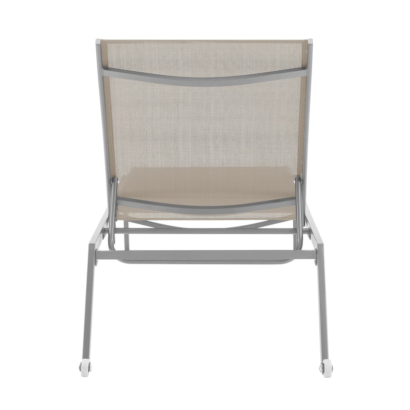 Corvus Torino Sling Fabric Reclining Outdoor Chaise Lounges (Set of 4)