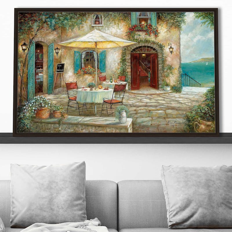 "Casa D'Amore" by Ruane Manning Print on Floating Canvas