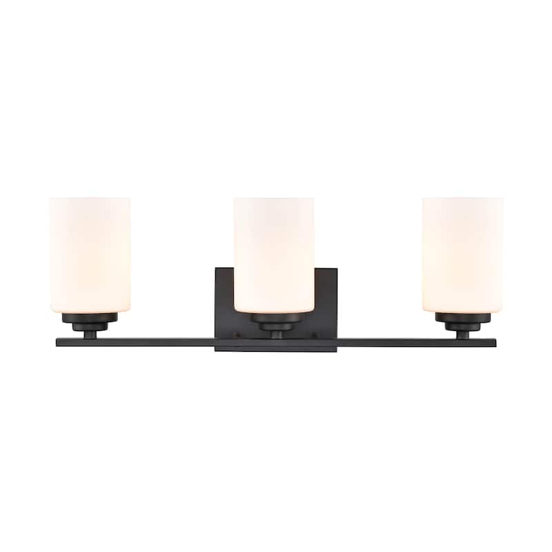 Millennium Lighting Durham 3 Light Bathroom Vanity Light with Frost Glass Shades