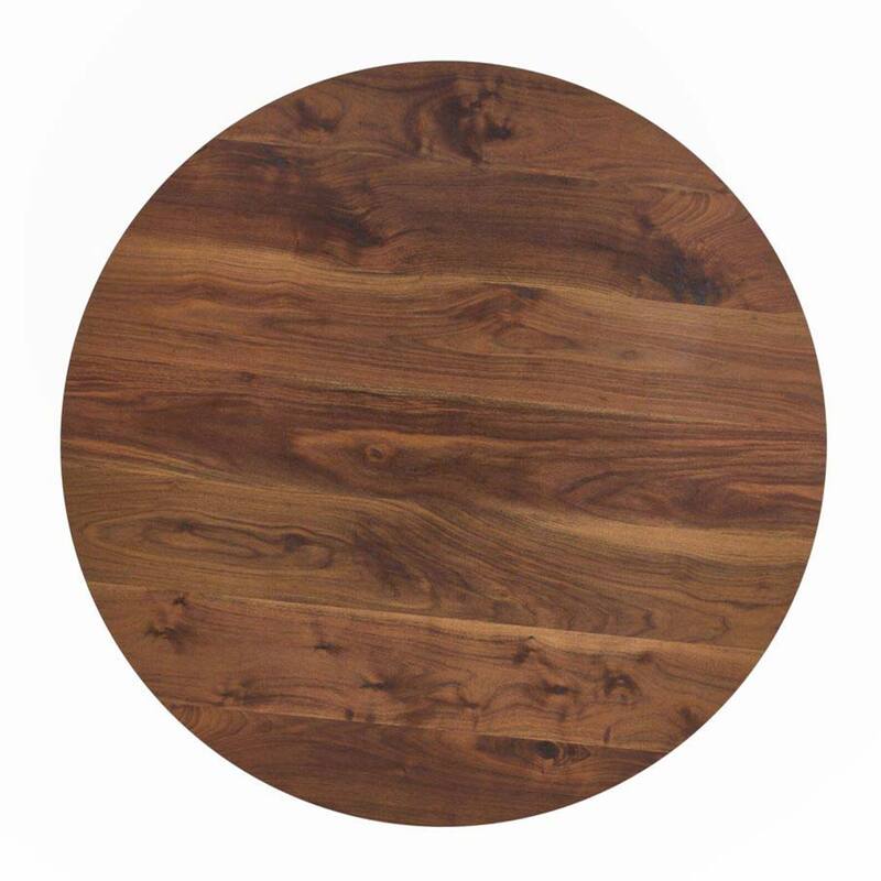 DINING TABLE ,ROUND, 80cm Nature Wood