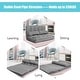 preview thumbnail 35 of 61, Costway Foldable Floor Sofa Bed 6-Position Adjustable Lounge Couch