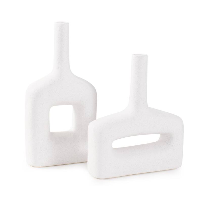 Aase Ceramic Vase- Set of 2