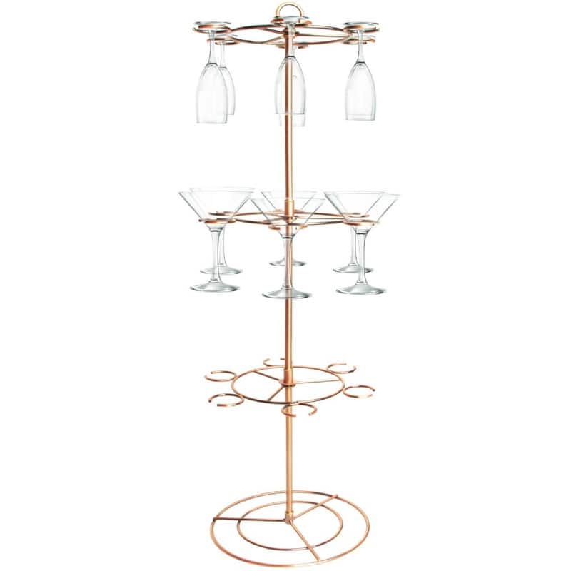 Wine Glass Holder Stand - 8.66 x 8.66 x 33 inches