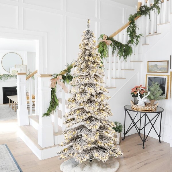 5ft white christmas tree with lights outlet