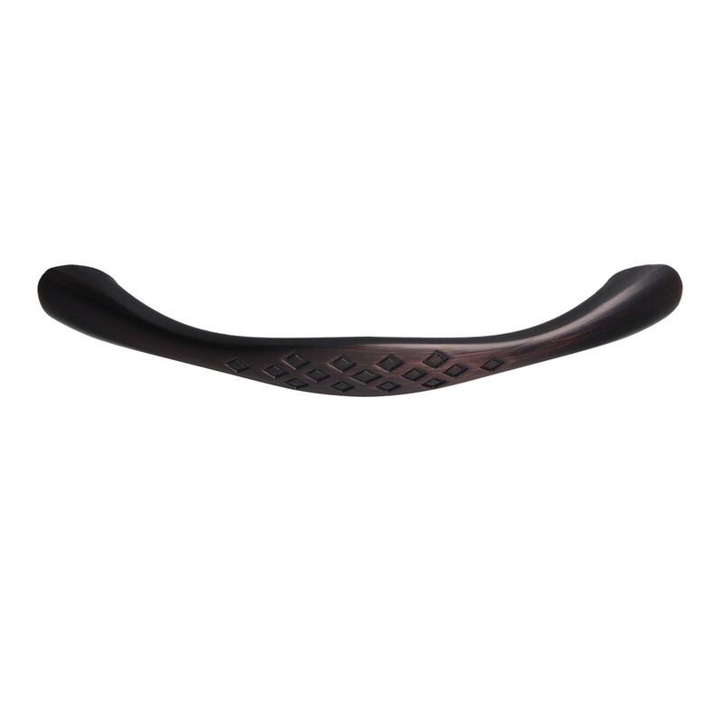Utopia Alley Diamond Pull Handle - Decorative Oil Rubbed Bronze Cabinet Drop Pull Handles, 5.1" Center to Center