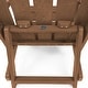 preview thumbnail 169 of 172, Shoreline Fully Assembled All-Weather HDPE Outdoor Folding Modern Adirondack Chair