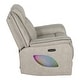preview thumbnail 18 of 34, Furniture of America Arthon Fabric Power Recliner with LED Light and USB Port