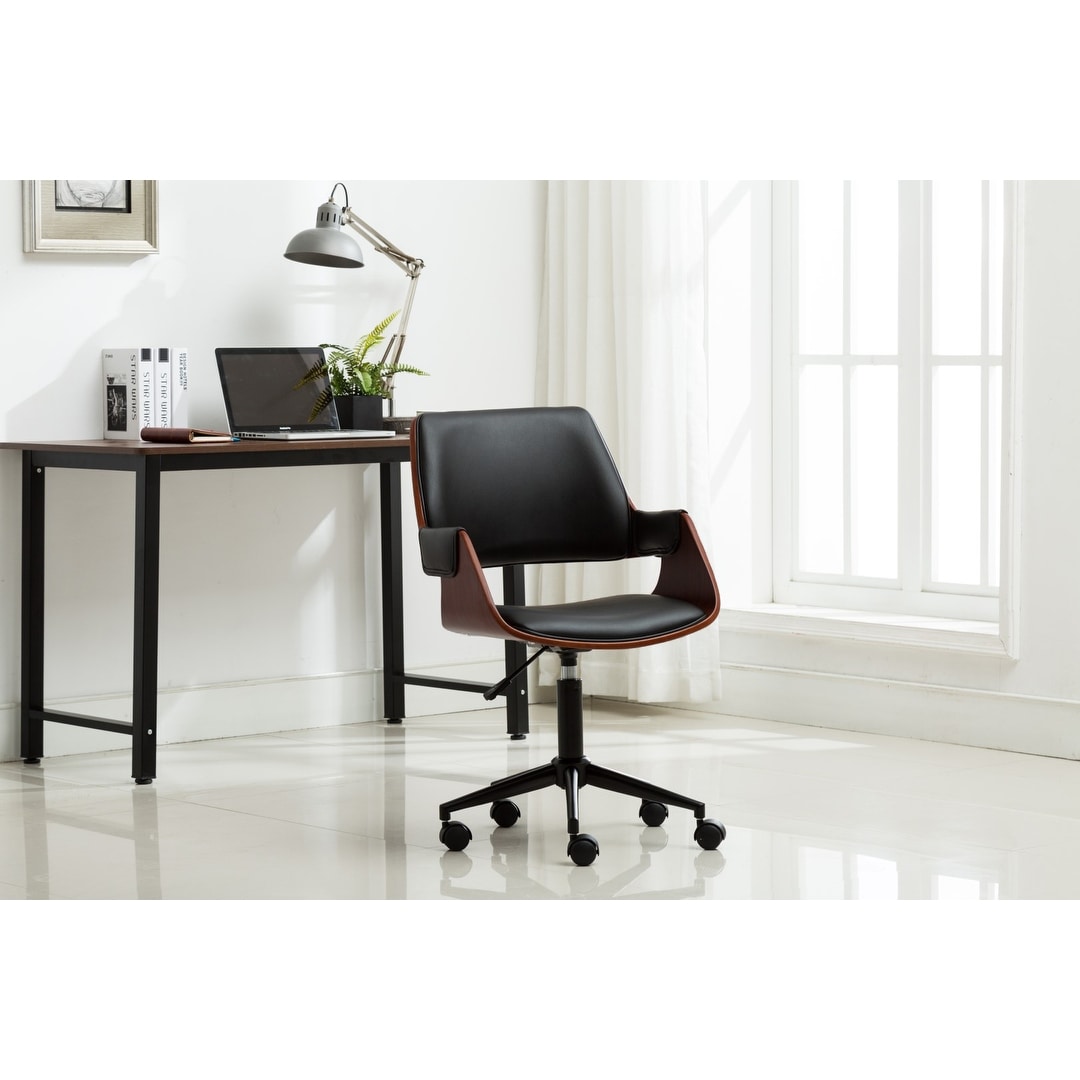 Porthos Home Deluxe Modern Bentwood Office Chair Bed Bath