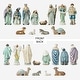 preview thumbnail 64 of 77, Glitzhome 12pcs Resin Christmas Multi/ Blue/ Ivory Nativity Figurines Set