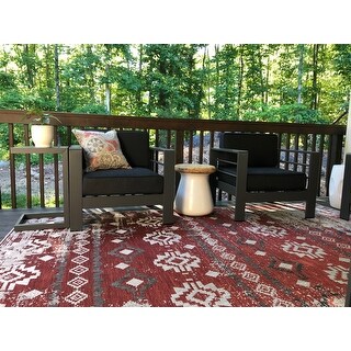 Safavieh Button Concrete Indoor/ Outdoor Accent Table (Ivory) - 16.5" x 16.5" x 18.1"