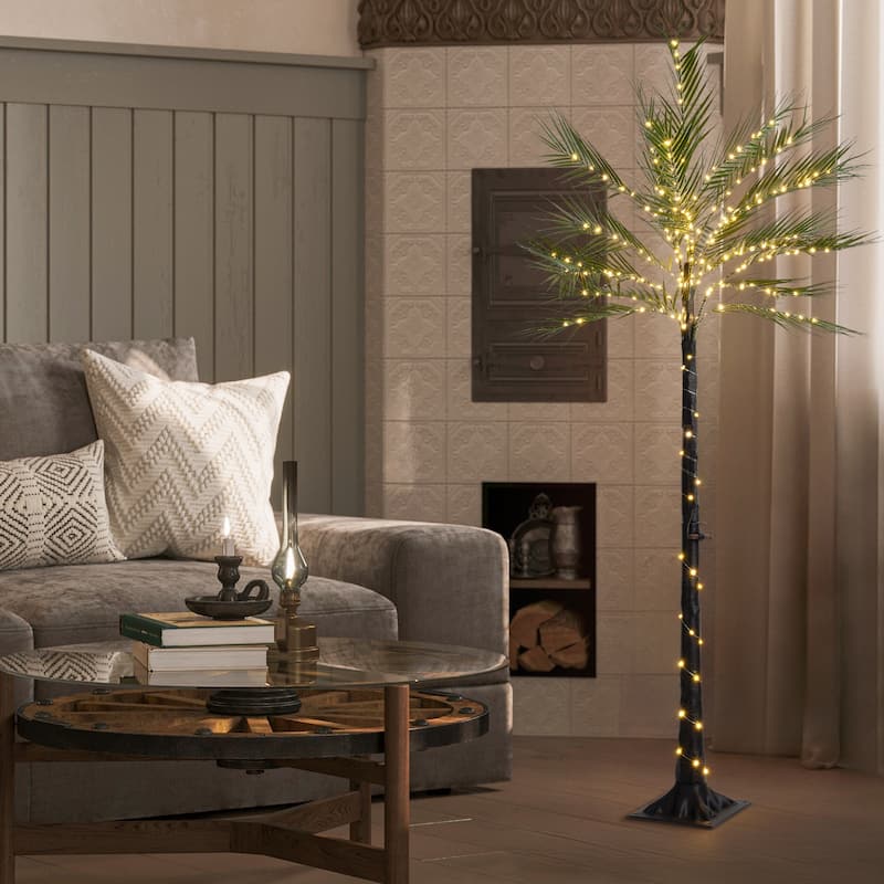 6ft Lighted Phoenix Palm Tree