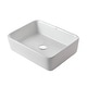 preview thumbnail 12 of 19, Kraus Elavo 19 inch Rectangle Porcelain Ceramic Vessel Bathroom Sink