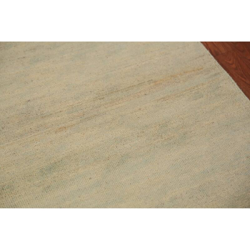 Gabbeh Oriental Runner Rug Hand-Knotted Multi-Color Wool Carpet - 2'10" x 6'7"