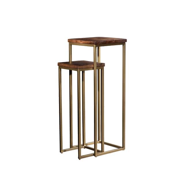 Pedestal Plant Stand Side Table Set of 2 Bed Bath & Beyond 30148463