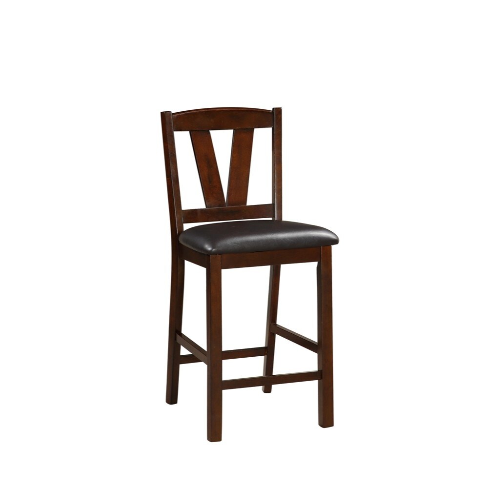 Rubber Wood Counter Height Armless Chair Dark Walnut Brown Set Of 2 Overstock 24232188 In this article i am going to show you that what colors make brown that we can use easily.