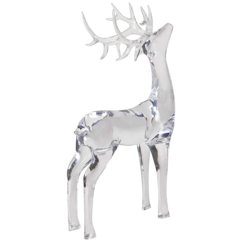 Standing Acrylic Deer Christmas Decoration - 15"