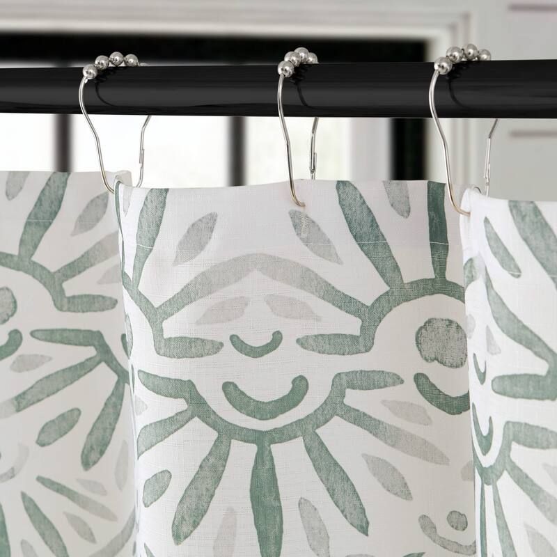 Jessica Simpson 13-Piece Shower Curtain and Hooks Set