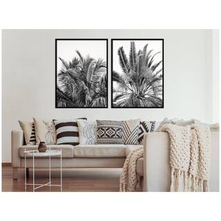 Kate and Laurel Palm No. 13 & 15 2 Piece Framed Wall Art Print Set by Alicia Bock
