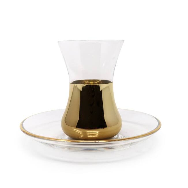 Gold Tea Sets, Set of 6 - Set of 6