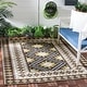 preview thumbnail 31 of 79, SAFAVIEH Veranda Eyvor Indoor/ Outdoor Waterproof Patio Backyard Rug 2' x 3'7" - Chocolate/Green