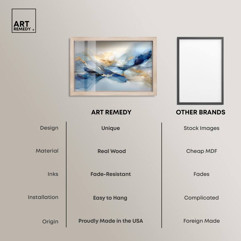 Postmodern Flow I Shadowbox by Art Remedy