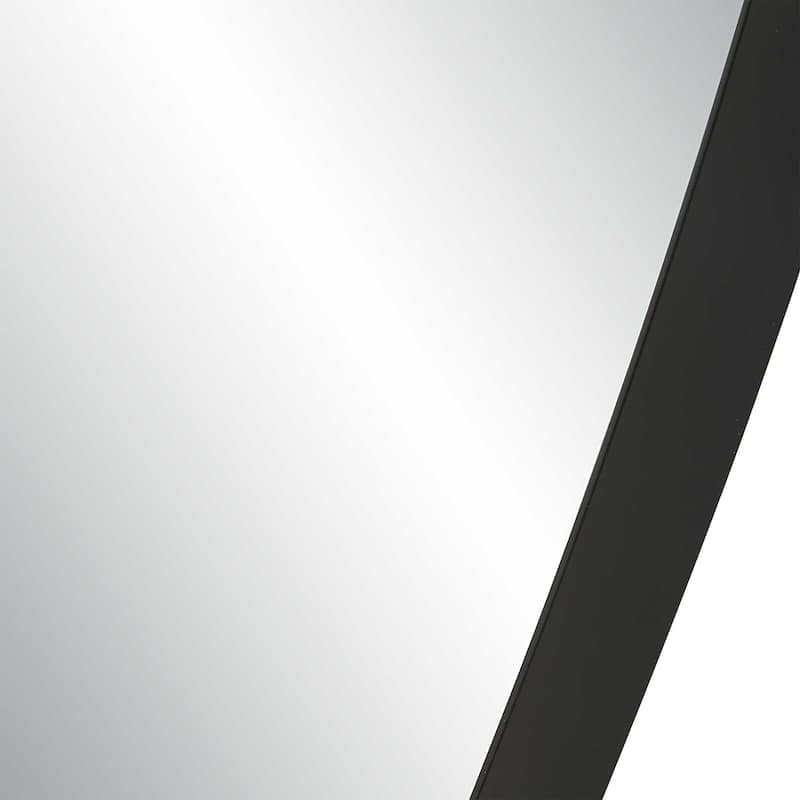 Silver Orchid Iron Black Mirror