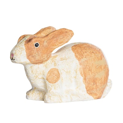 Transpac Paper Mache Laying Easter Bunny Home Decorations Easter
