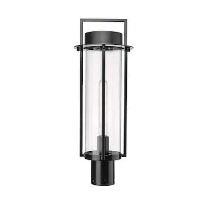 Millennium Lighting Russell 1 Light Outdoor Post Lantern in Powder Coat Black