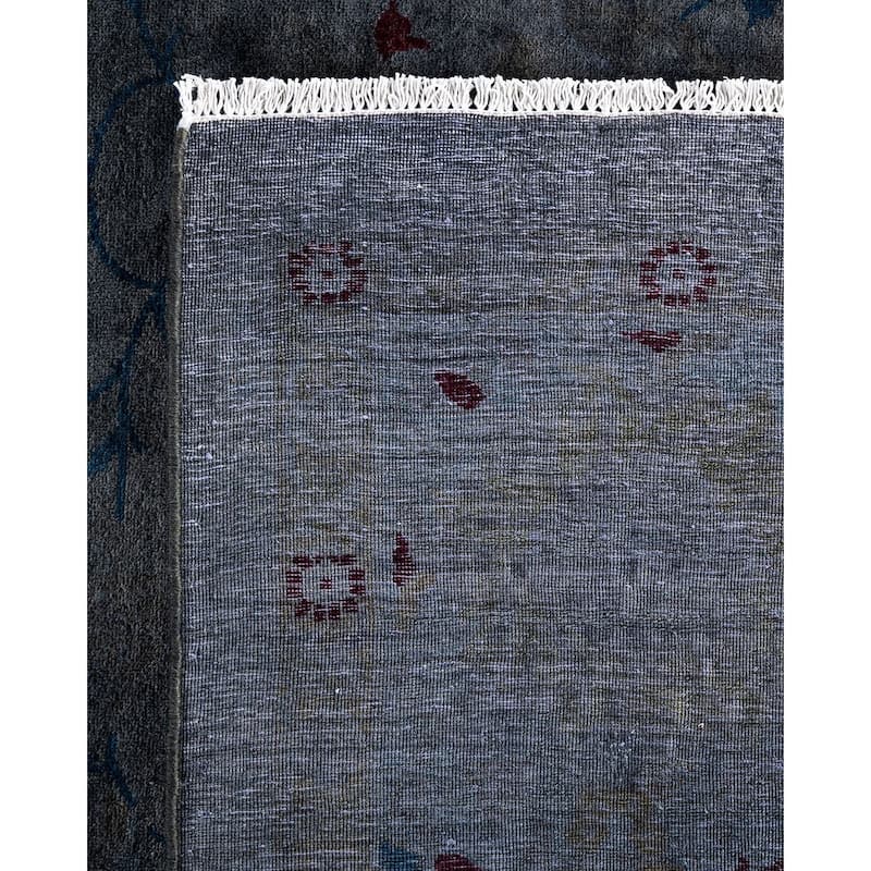 Contemporary Overdyed Wool Hand Knotted Area Rug - 8' 2" x 10' 1"