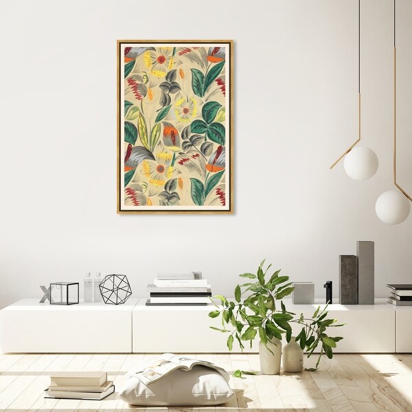 Oliver Gal 'Textile 1913 Pattern' Floral and Botanical