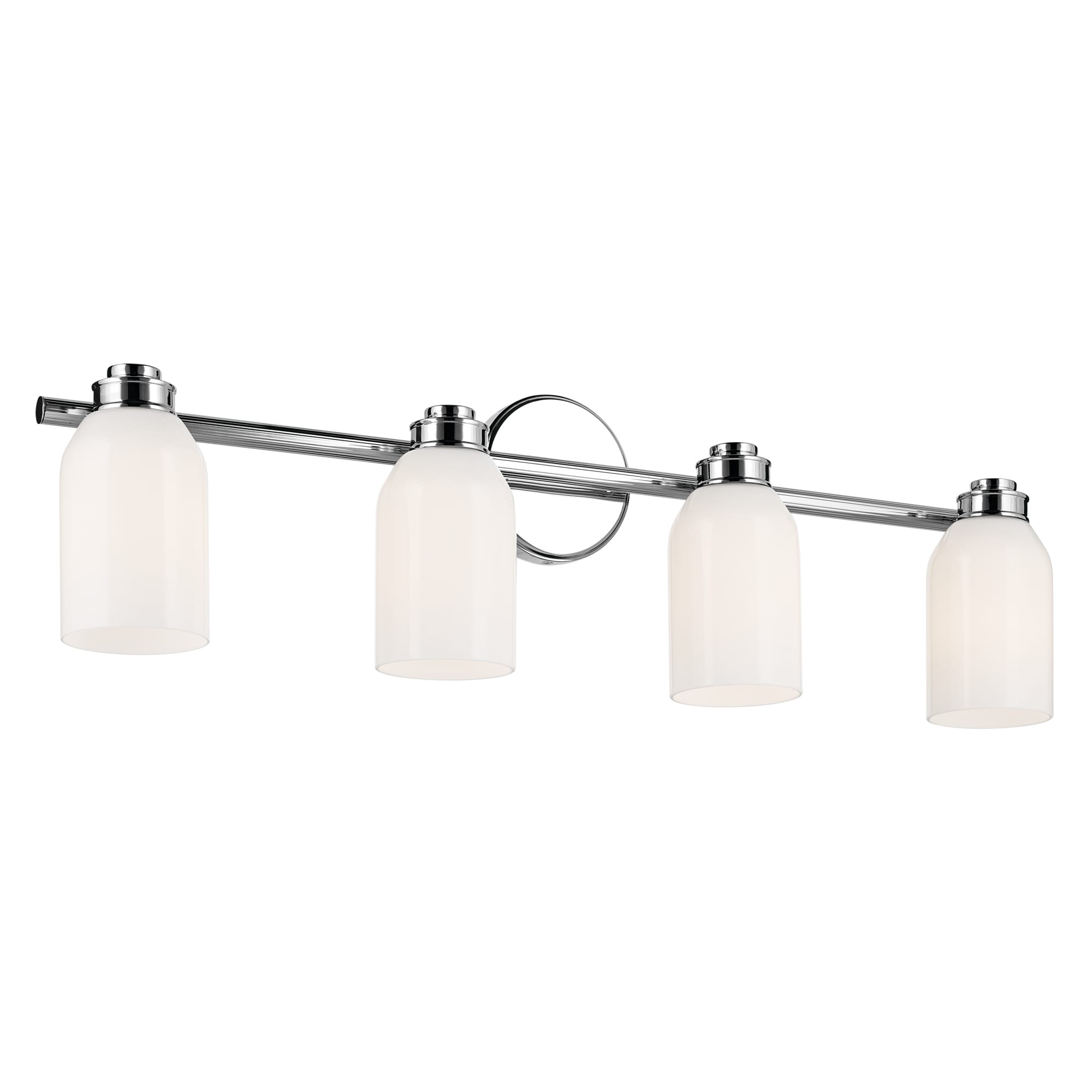 Kichler Lighting Shae 31" 4-Light Vanity Light with White Opal Glass in Chrome