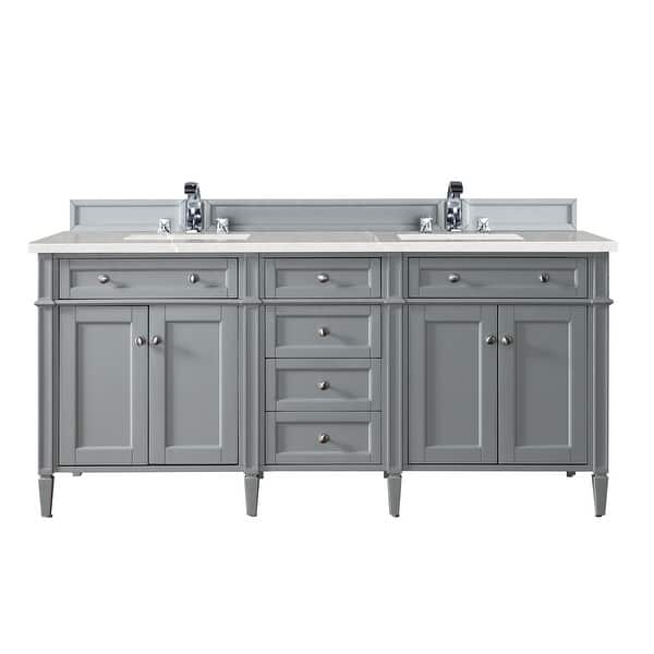 slide 2 of 33, James Martin Vanities Brittany 72" Double Vanity, Urban Gray