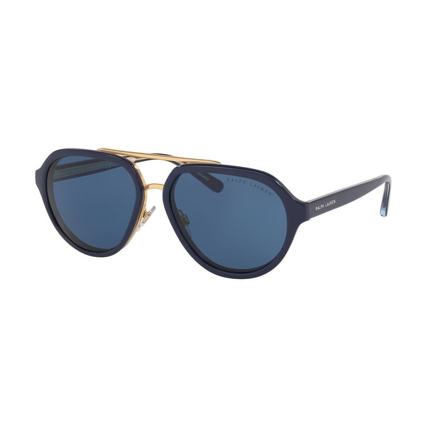 Ralph Lauren RL8174 572980 57 Navy Blue Woman Irregular Sunglasses. Opens flyout.