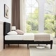 preview thumbnail 7 of 65, VECELO Upholstered Kids Bed Frame with Diamond Tufted Headoard,Twin Size Bed Set of 2