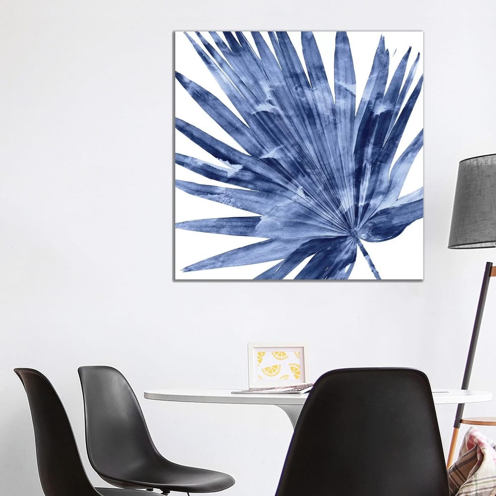 iCanvas "Indigo Palm, Close-Up IV" by Melonie Miller Canvas Print