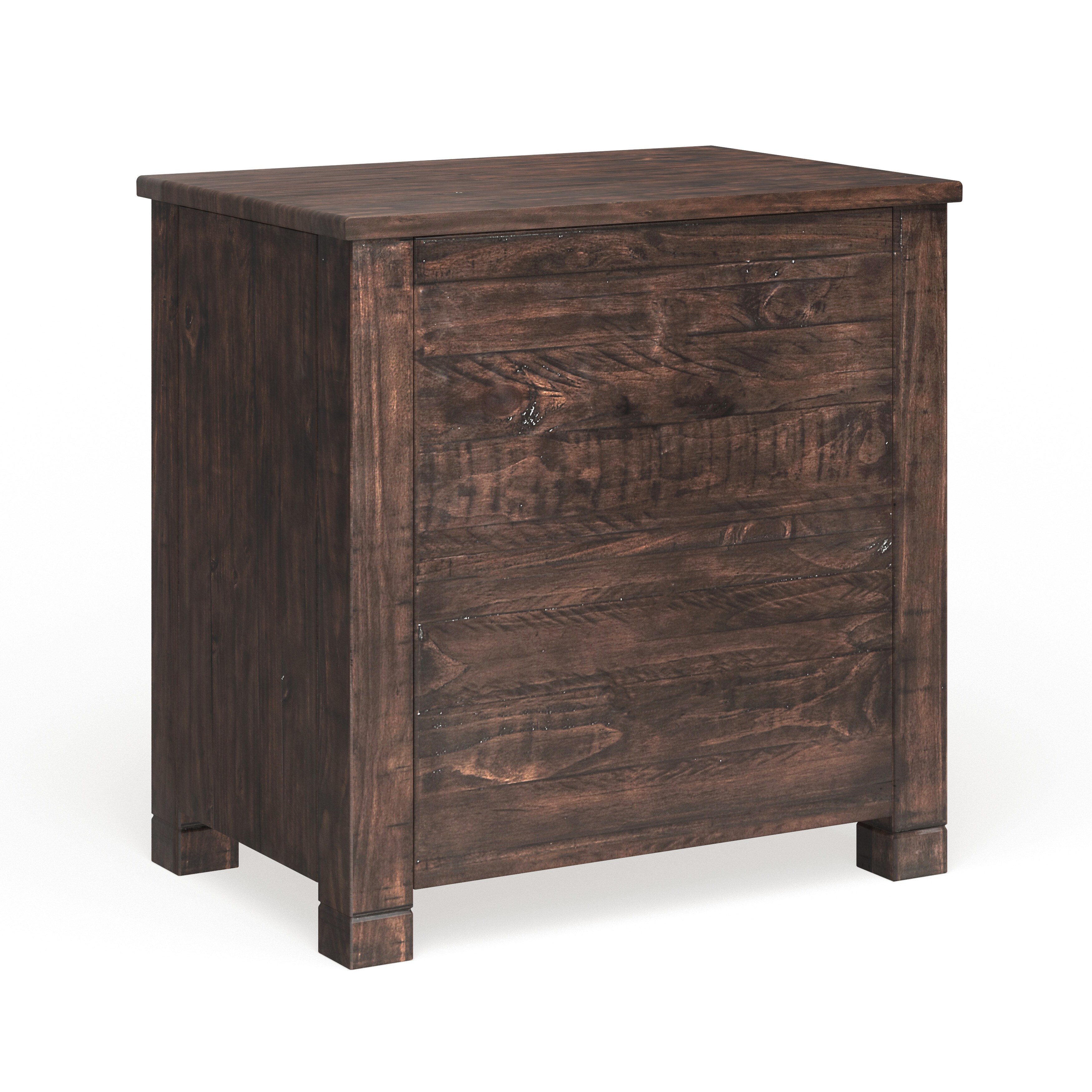 Shop Pine Hill Lateral File Cabinet In Rustic Pine Overstock 22695195