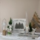 preview thumbnail 2 of 3, 16" White Washed Farm Fresh Christmas Trees Wooden Wall Sign - other-frame-size